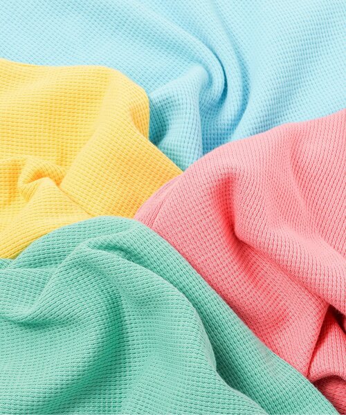 BREEZE（ブリーズ）の「カラバリワッフル半袖パジャマ（ルームウェア/パジャマ・キッズ・イエロー/ピンク/エメラルド/ブルー・80/90/100/110/120/130/140/150）」の7枚目の写真