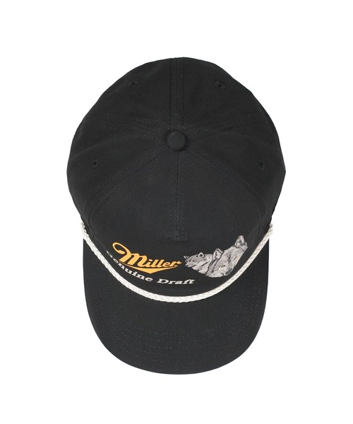AMERICAN NEEDLE(アメリカンニードル)の「【AMERICAN NEEDLE/アメリカンニードル】Miller Genuine Draft Vintage Beer Logo Rope Cap(キャップ・メンズ・ブラック・FREE)」の3枚目の写真