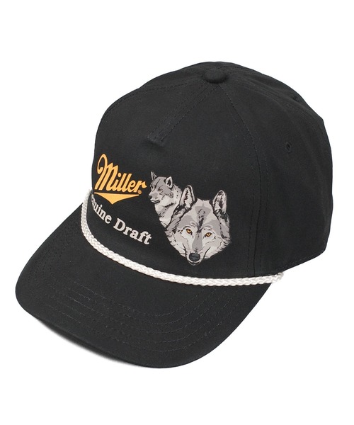 AMERICAN NEEDLE(アメリカンニードル)の「【AMERICAN NEEDLE/アメリカンニードル】Miller Genuine Draft Vintage Beer Logo Rope Cap(キャップ・メンズ・ブラック・FREE)」の5枚目の写真