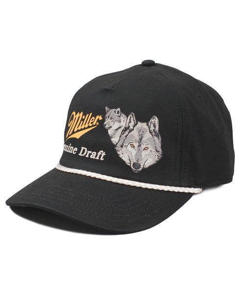 AMERICAN NEEDLE(アメリカンニードル)の「【AMERICAN NEEDLE/アメリカンニードル】Miller Genuine Draft Vintage Beer Logo Rope Cap(キャップ・メンズ・ブラック・FREE)」の7枚目の写真