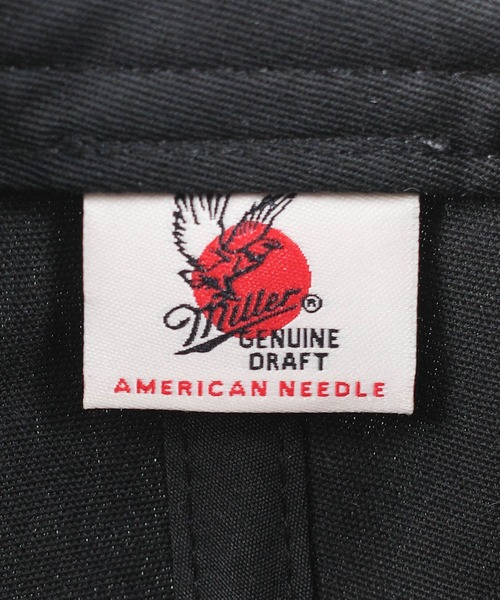 AMERICAN NEEDLE(アメリカンニードル)の「【AMERICAN NEEDLE/アメリカンニードル】Miller Genuine Draft Vintage Beer Logo Rope Cap(キャップ・メンズ・ブラック・FREE)」の11枚目の写真