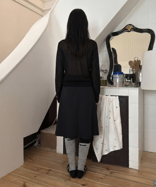 DIAGONAL(ダイアゴナル)の「SOFT OFF SHOULDER CARDIGAN (black)(カーディガン/ボレロ・レディース・その他・FREE)」の6枚目の写真