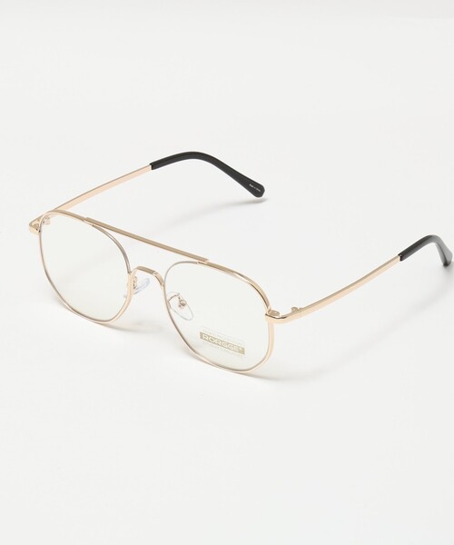 NOLLEY’S（ノーリーズ）の「【MAQWEL/マクウェル】ダブルブリッジグラス（メガネ・レディース・シルバー/ゴールド・FREE）」の2枚目の写真