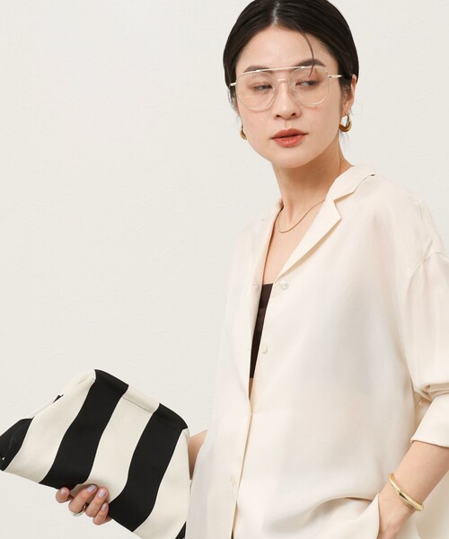 NOLLEY’S（ノーリーズ）の「【MAQWEL/マクウェル】ダブルブリッジグラス（メガネ・レディース・シルバー/ゴールド・FREE）」の3枚目の写真