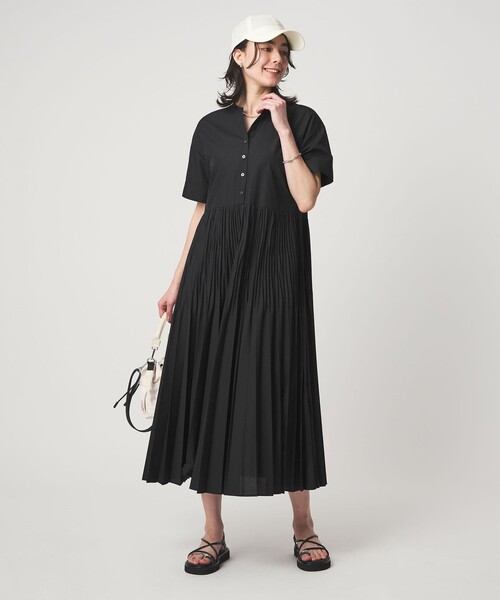 size SHORT/TALLあり］ワッシャー プリーツ ショートスリーブ