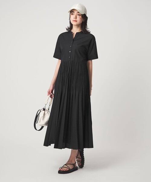 size SHORT/TALLあり］ワッシャー プリーツ ショートスリーブ