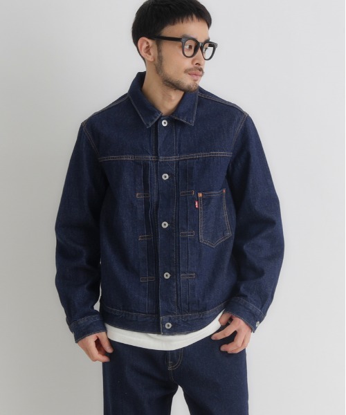 Levi's(リーバイス)の「【Levi's】TYPE1トラッカー(デニムジャケット・メンズ・ダークインディゴブルー・L)」の2枚目の写真