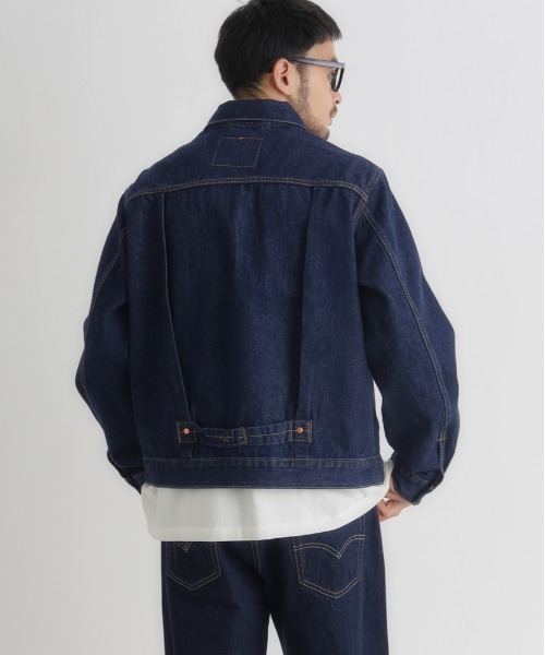 Levi's(リーバイス)の「【Levi's】TYPE1トラッカー(デニムジャケット・メンズ・ダークインディゴブルー・L)」の4枚目の写真