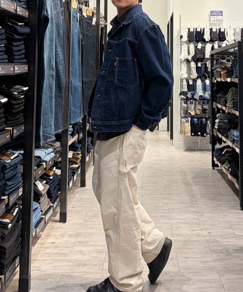Levi's(リーバイス)の「【Levi's】TYPE1トラッカー(デニムジャケット・メンズ・ダークインディゴブルー・L)」の20枚目の写真