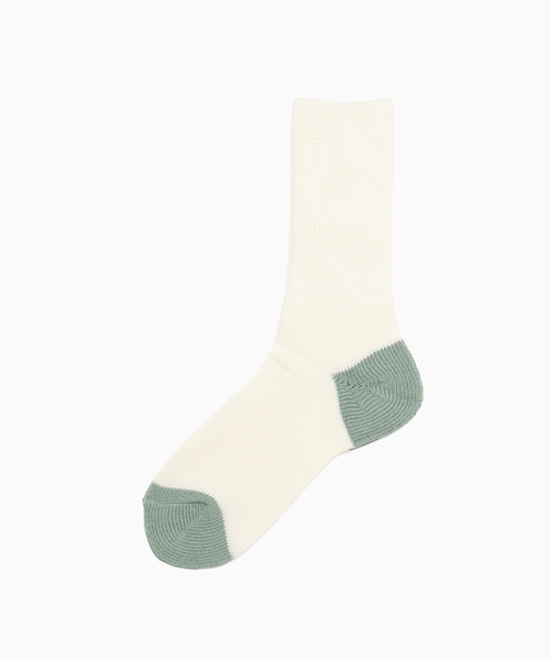 JOURNAL STANDARD relume(ジャーナルスタンダード レリューム)の「FAB.IT / ファブイット 別注 チャック ツートン(ソックス/靴下・メンズ・エメラルドブルー/ブラック/バーガンディー/ホワイト・FREE)」の2枚目の写真