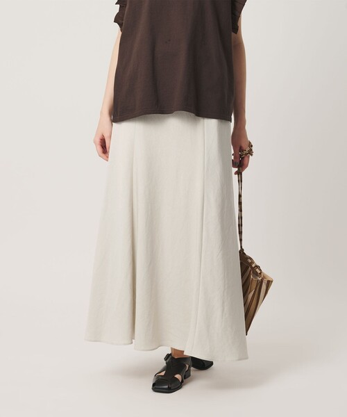 BEAUTY&YOUTH UNITED ARROWS(ビューティーアンドユースユナイテッドアローズ)の「麻ブレンド バイアス フレアスカート ウォッシャブル(スカート・レディース・ライトブルー/ブラック/ナチュラル・M/XS/S)」の11枚目の写真