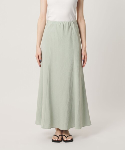 BEAUTY&YOUTH UNITED ARROWS(ビューティーアンドユースユナイテッドアローズ)の「麻ブレンド バイアス フレアスカート ウォッシャブル(スカート・レディース・ライトブルー/ブラック/ナチュラル・M/XS/S)」の12枚目の写真