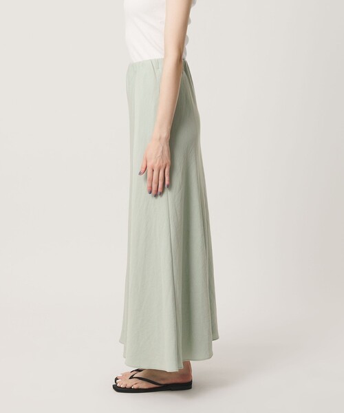 BEAUTY&YOUTH UNITED ARROWS(ビューティーアンドユースユナイテッドアローズ)の「麻ブレンド バイアス フレアスカート ウォッシャブル(スカート・レディース・ライトブルー/ブラック/ナチュラル・M/XS/S)」の13枚目の写真