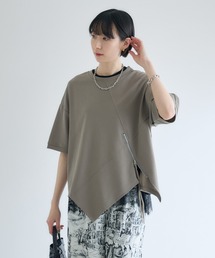 Paradise Picnic | アシメZIP使いプルオーバー(Tシャツ/カットソー)