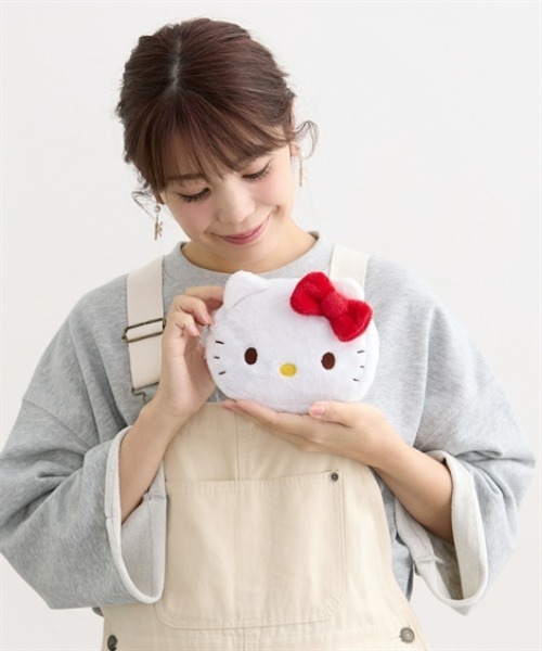 Hello Kitty（ハローキティ）フェイス型ポーチ（ポーチ）｜sanrio
