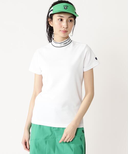 PEARLY GATES(パーリーゲイツ)の「【PEARLY GATES】ELACTION格子ジャガード(Tシャツ/カットソー・レディース・ネイビー/ホワイト/グリーン系その他・SMALL/LARGE/MEDIUM)」の17枚目の写真