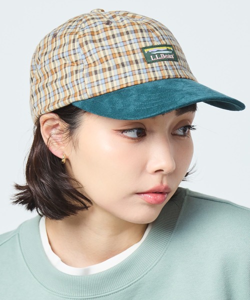 L.L.Bean（エルエルビーン）の「カタディン・プラッド・ツートーン・キャップ（キャップ・メンズ・オレンジ系その他/ピンク系その他/グリーン系その他・LARGE）」の4枚目の写真