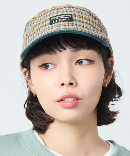 L.L.Bean（エルエルビーン）の「カタディン・プラッド・ツートーン・キャップ（キャップ・メンズ・オレンジ系その他/ピンク系その他/グリーン系その他・LARGE）」の5枚目の写真