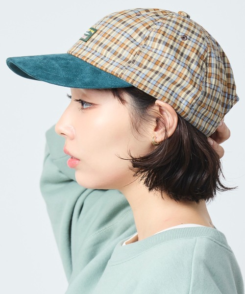 L.L.Bean（エルエルビーン）の「カタディン・プラッド・ツートーン・キャップ（キャップ・メンズ・オレンジ系その他/ピンク系その他/グリーン系その他・LARGE）」の7枚目の写真