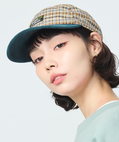 L.L.Bean（エルエルビーン）の「カタディン・プラッド・ツートーン・キャップ（キャップ・メンズ・オレンジ系その他/ピンク系その他/グリーン系その他・LARGE）」の8枚目の写真