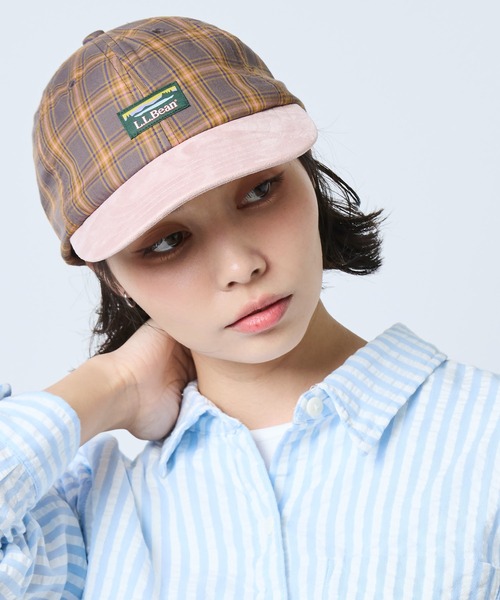 L.L.Bean(エルエルビーン)の「カタディン・プラッド・ツートーン・キャップ(キャップ・メンズ・オレンジ系その他/ピンク系その他/グリーン系その他・LARGE)」の19枚目の写真