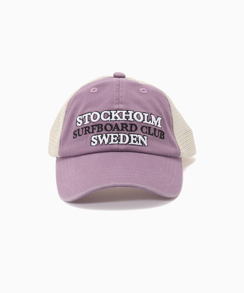 Stockholm Surfboard Club（ストックホルムサーフボードクラブ）の「STOCKHOLM SURFBOARD CLUB HELI（キャップ・メンズ・パープル・FREE）」の2枚目の写真