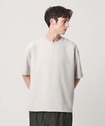 フュージョンツイル クルーネック Tシャツ UVカット 透け防止 ストレッチ