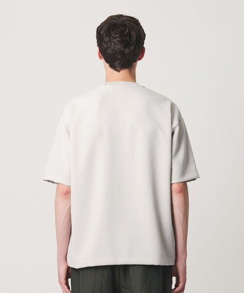 BEAUTY&YOUTH UNITED ARROWS(ビューティーアンドユースユナイテッドアローズ)の「フュージョンツイル クルーネック Tシャツ UVカット 透け防止 ストレッチ(Tシャツ/カットソー・メンズ・ライトグレー/ホワイト/ダークグレー/ネイビー・S/L/XL/M)」の14枚目の写真