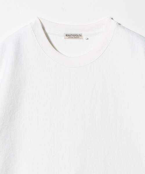 BEAUTY&YOUTH UNITED ARROWS(ビューティーアンドユースユナイテッドアローズ)の「フュージョンツイル クルーネック Tシャツ UVカット 透け防止 ストレッチ(Tシャツ/カットソー・メンズ・ライトグレー/ホワイト/ダークグレー/ネイビー・S/L/XL/M)」の22枚目の写真