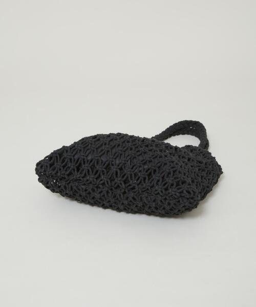 NANO universe(ナノユニバース)の「マクラメトートバッグ(トートバッグ・レディース・レッド系その他3/グレー/アイボリー/ブラック・F)」の21枚目の写真