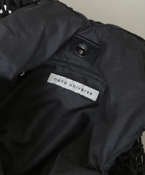 NANO universe(ナノユニバース)の「マクラメトートバッグ(トートバッグ・レディース・レッド系その他3/グレー/アイボリー/ブラック・F)」の22枚目の写真