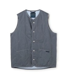 LAVENHAM UNWADDED THORNHAM リネンコットン キルティングベスト