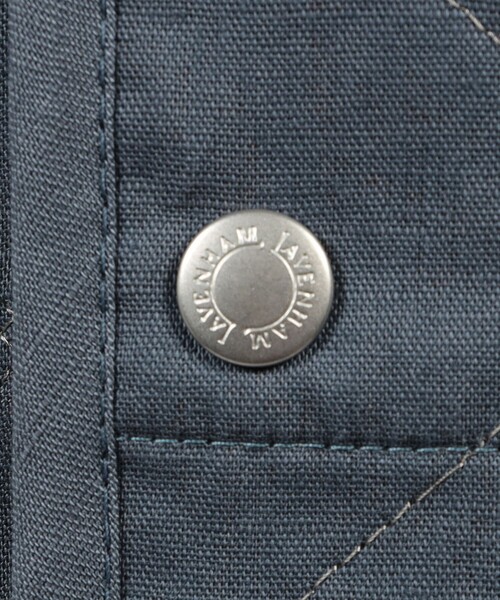 LAVENHAM(ラベンハム)の「【別注】LAVENHAM UNWADDED THORNHAM リネンコットン キルティングベスト(ベスト・メンズ・ダークブルー・M/L)」の7枚目の写真