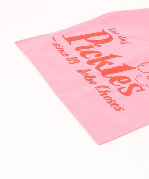 BOBO CHOSES(ボボショーズ)の「Pickles The Dog tote bag(トートバッグ・キッズ・ピンク・ONE SIZE)」の3枚目の写真