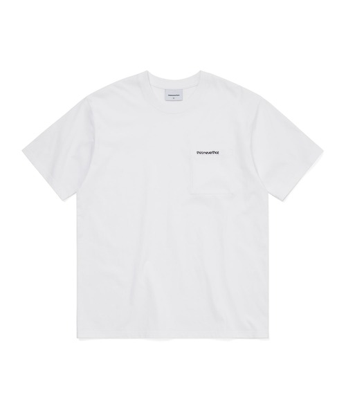thisisneverthat(ディスイズネバーザット)の「Basic Pocket Tee(Tシャツ/カットソー・メンズ・ホワイト/ネイビー/ブラック/ヘザーグレー・L/M/S/XL)」の2枚目の写真