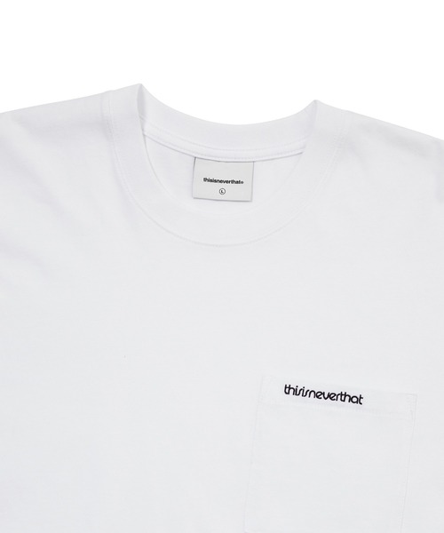 thisisneverthat(ディスイズネバーザット)の「Basic Pocket Tee(Tシャツ/カットソー・メンズ・ホワイト/ネイビー/ブラック/ヘザーグレー・L/M/S/XL)」の13枚目の写真