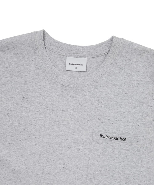 thisisneverthat(ディスイズネバーザット)の「Basic Pocket Tee(Tシャツ/カットソー・メンズ・ホワイト/ネイビー/ブラック/ヘザーグレー・L/M/S/XL)」の9枚目の写真