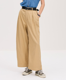 IENA | BLACK ワイドチノパンツ(チノパンツ)