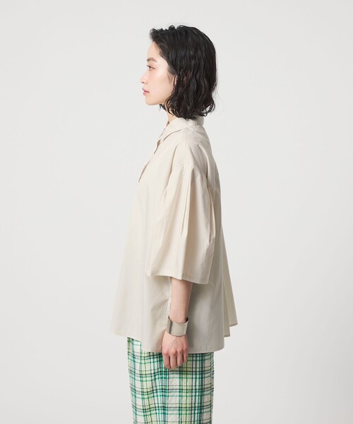 CITEN(シテン)の「<CITEN>ハーフスリーブシャツ(シャツ/ブラウス・レディース・コバルトブルー/ライム/オフホワイト・FREE)」の11枚目の写真
