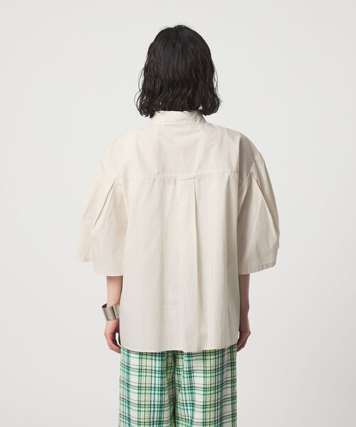 CITEN(シテン)の「<CITEN>ハーフスリーブシャツ(シャツ/ブラウス・レディース・コバルトブルー/ライム/オフホワイト・FREE)」の12枚目の写真