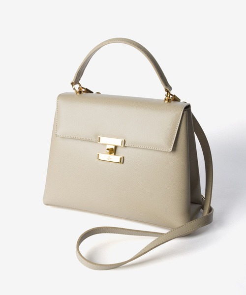CARBOTTI(カルボッティ)の「CARBOTTI / NEW LADY P323 カルボッティ レザー ワンハンドル 2WAY ミニバッグ(ショルダーバッグ・レディース・グレイッシュベージュ/ブラック/ベージュ/タン・FREE)」の19枚目の写真
