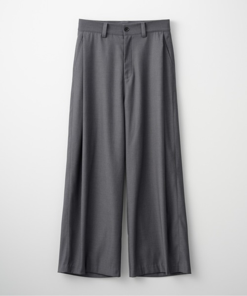 THE CLE(ザクレ)の「DEEP TUCK SLACKS / ディープタックスラックス(スラックス・メンズ・グレー/ブラック・LARGE/MEDIUM/SMALL)」の2枚目の写真