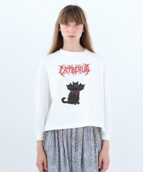 BEDSIDEDRAMA/ベッドサイドドラマ/CATBERUS Wide Pullover（Tシャツ 