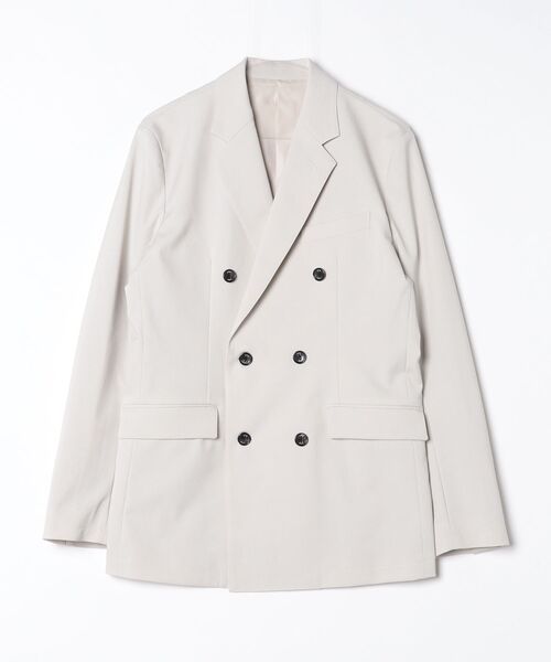 AKM(エイケイエム)の「SEMI W-JKT (LINING / CENTER VENT)(テーラードジャケット・メンズ・グレー/ライトベージュ/ブラック/ネイビー・LARGE)」の7枚目の写真