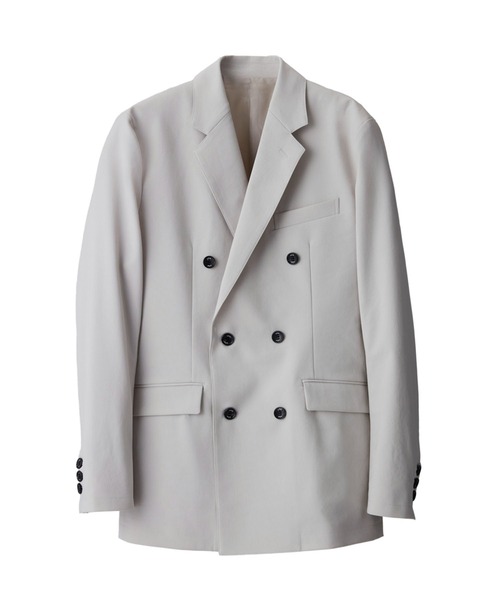 AKM(エイケイエム)の「SEMI W-JKT (LINING / CENTER VENT)(テーラードジャケット・メンズ・グレー/ライトベージュ/ブラック/ネイビー・LARGE/XX-LARGE/SMALL/X-LARGE/MEDIUM)」の18枚目の写真