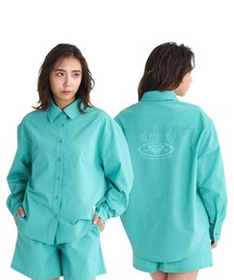 ROXY SOLUNA SHIRTS シアサッカー素材 ラッシュシャツ【2026年春夏モデル】