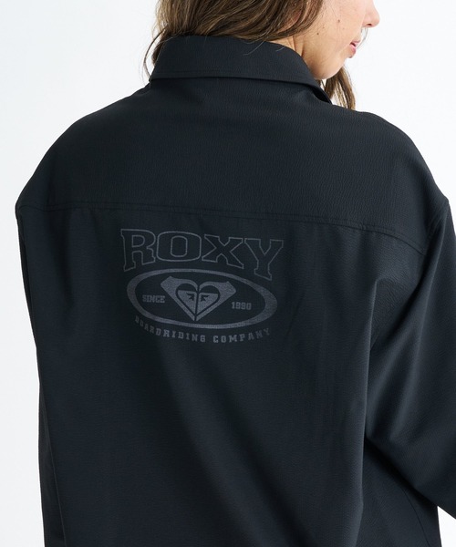 ROXY(ロキシー)の「ROXY SOLUNA SHIRTS シアサッカー素材 ラッシュシャツ【2026年春夏モデル】(シャツ/ブラウス・レディース・ターコイズブルー/ブラック/ホワイト/ピンク・LARGE/MEDIUM/SMALL)」の15枚目の写真