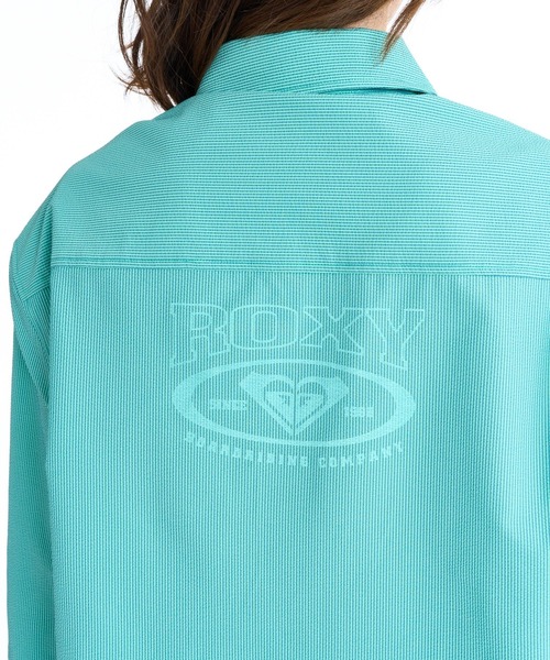 ROXY(ロキシー)の「ROXY SOLUNA SHIRTS シアサッカー素材 ラッシュシャツ【2026年春夏モデル】(シャツ/ブラウス・レディース・ターコイズブルー/ブラック/ホワイト/ピンク・LARGE/MEDIUM/SMALL)」の18枚目の写真