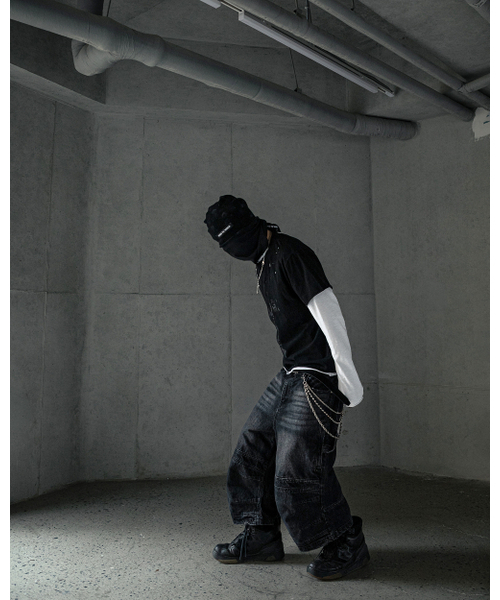 ROARINGRAD(ロアリングラド)の「カーペンター バミューダ デニムパンツ ブラック(その他パンツ・レディース・その他・MEDIUM/LARGE)」の5枚目の写真