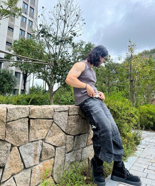 ROARINGRAD(ロアリングラド)の「カーペンター バミューダ デニムパンツ ブラック(その他パンツ・レディース・その他・MEDIUM/LARGE)」の13枚目の写真